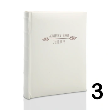 Album ślubny, wsuwany, 50 zdjęć 15x21, personalizowany, 12 wzorów